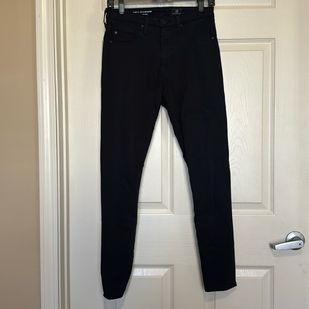 Farrah high rise skinny jeans black